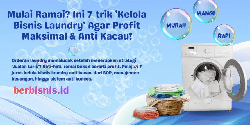 Kelola Bisnis Laundry