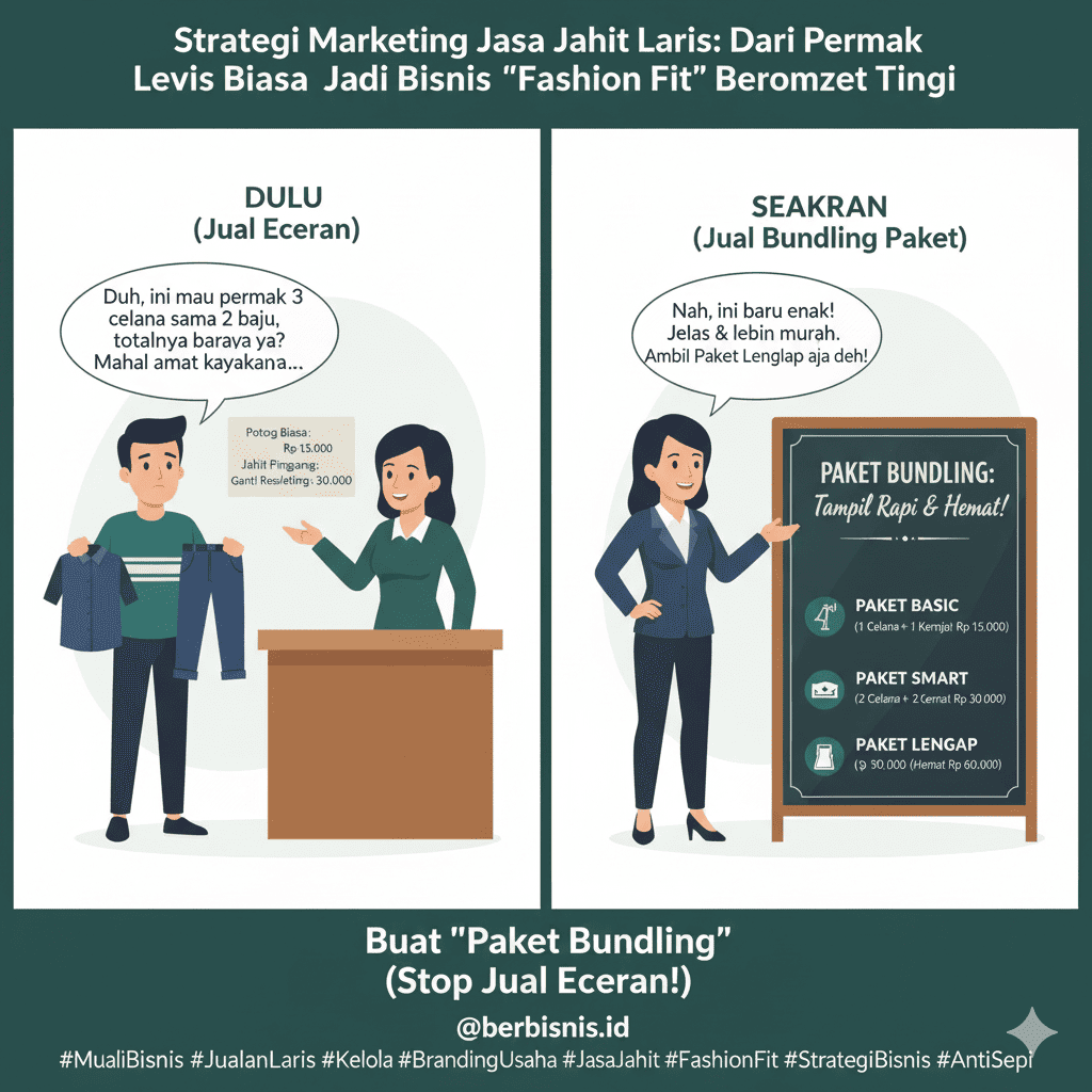 Buat 'Paket Bundling' (Stop Jual Eceran!)