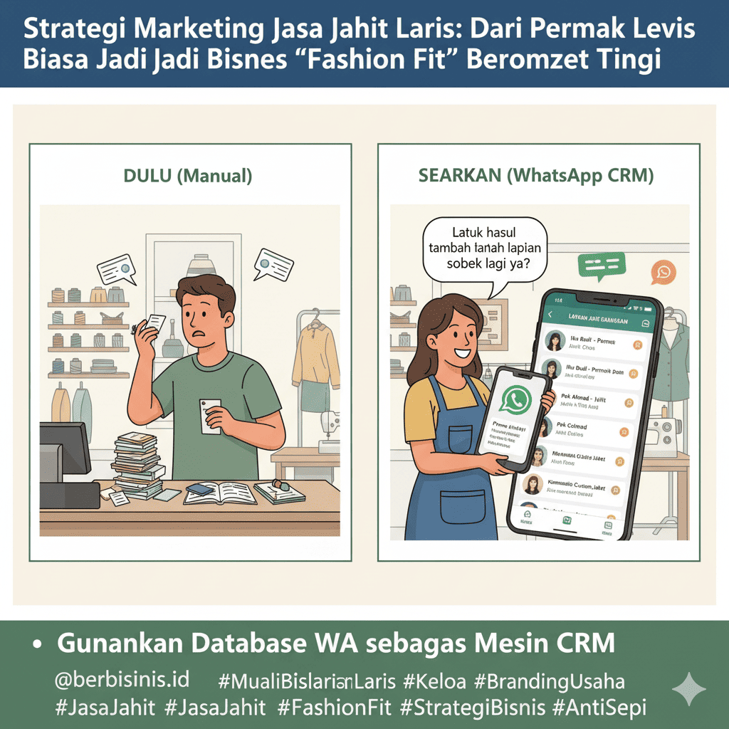 Gunakan Database WA sebagai Mesin CRM