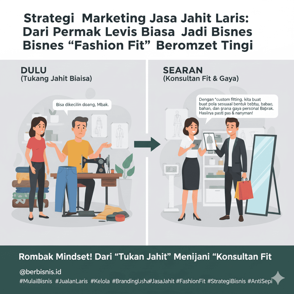 Rombak Mindset! Dari 'Tukang Jahit' Menjadi 'Konsultan Fit'