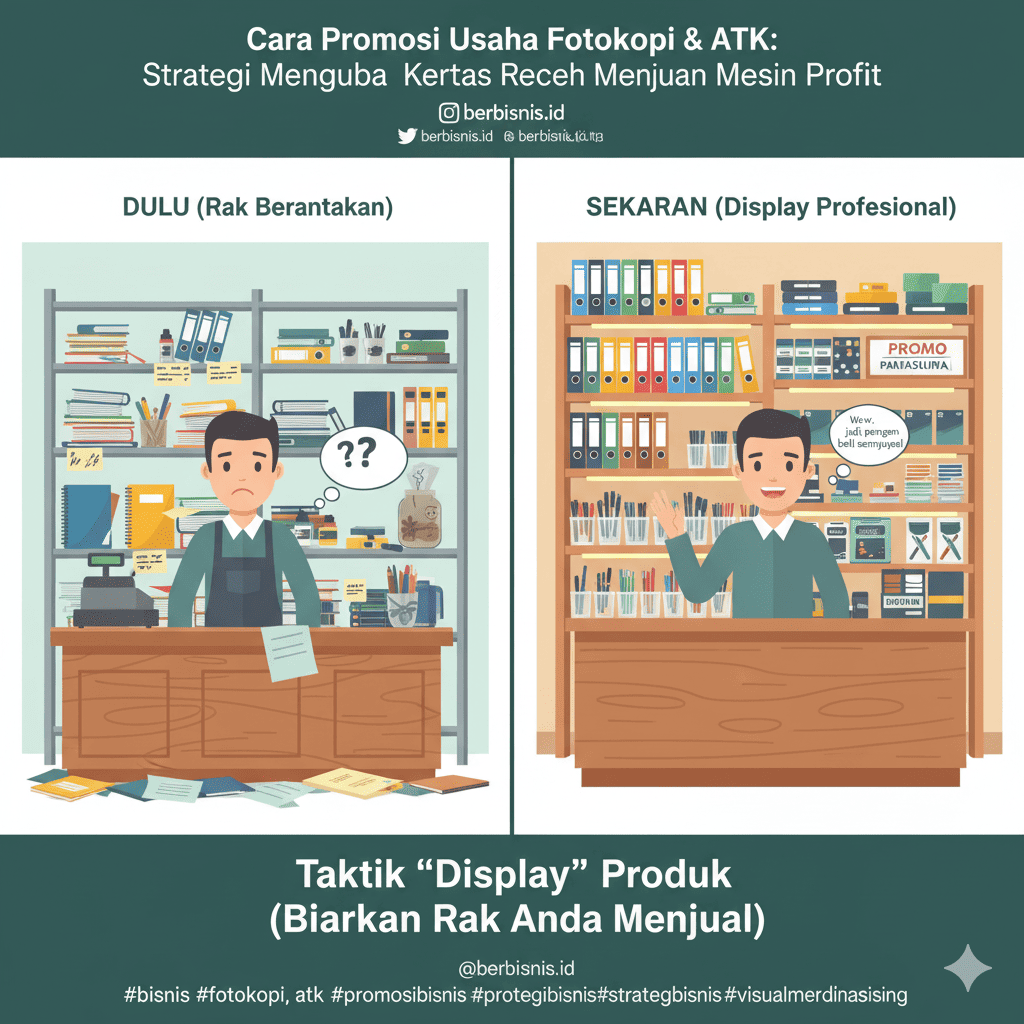 Taktik 'Display' Produk (Biarkan Rak Anda Menjual)