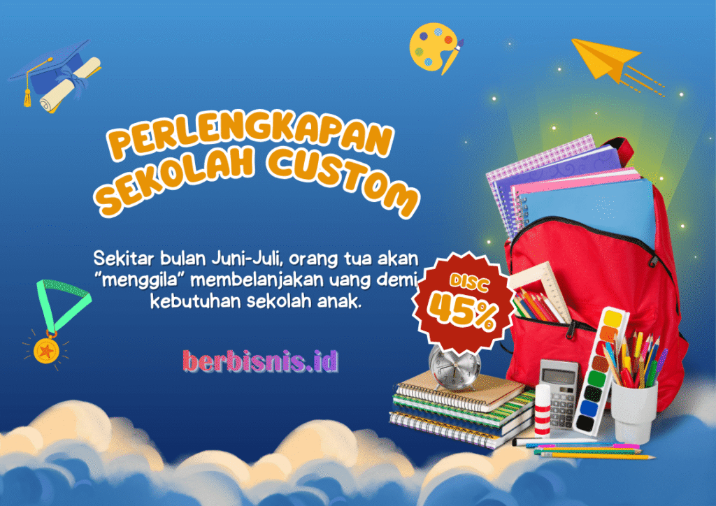Perlengkapan Sekolah Custom